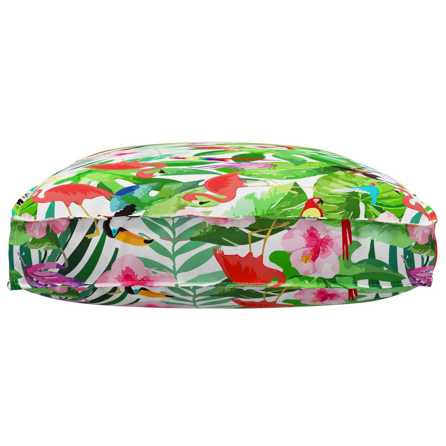 Cushion Floral Multicolour 120 x 80 x 12 cm Oxford Fabric