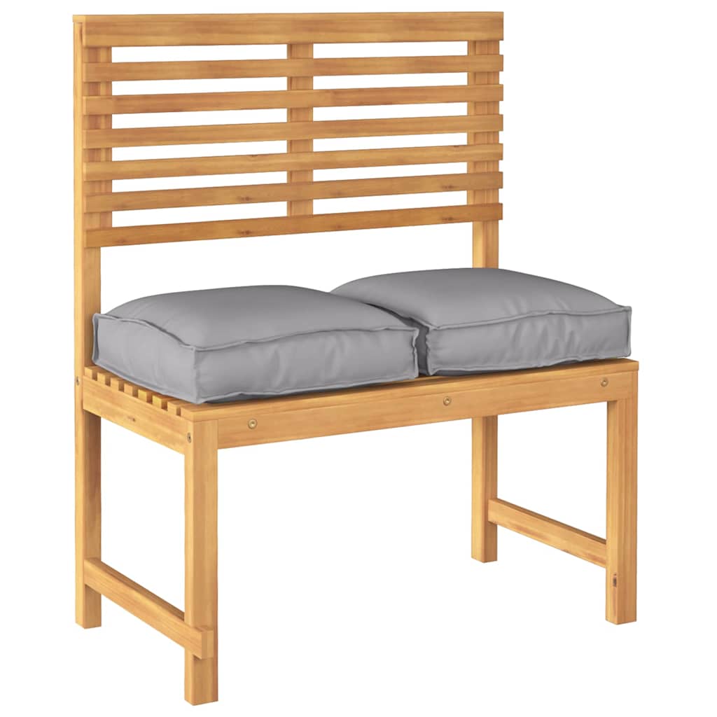 Coussins 2 pcs Gris 40 x 40 x 8 cm Tissu Oxford