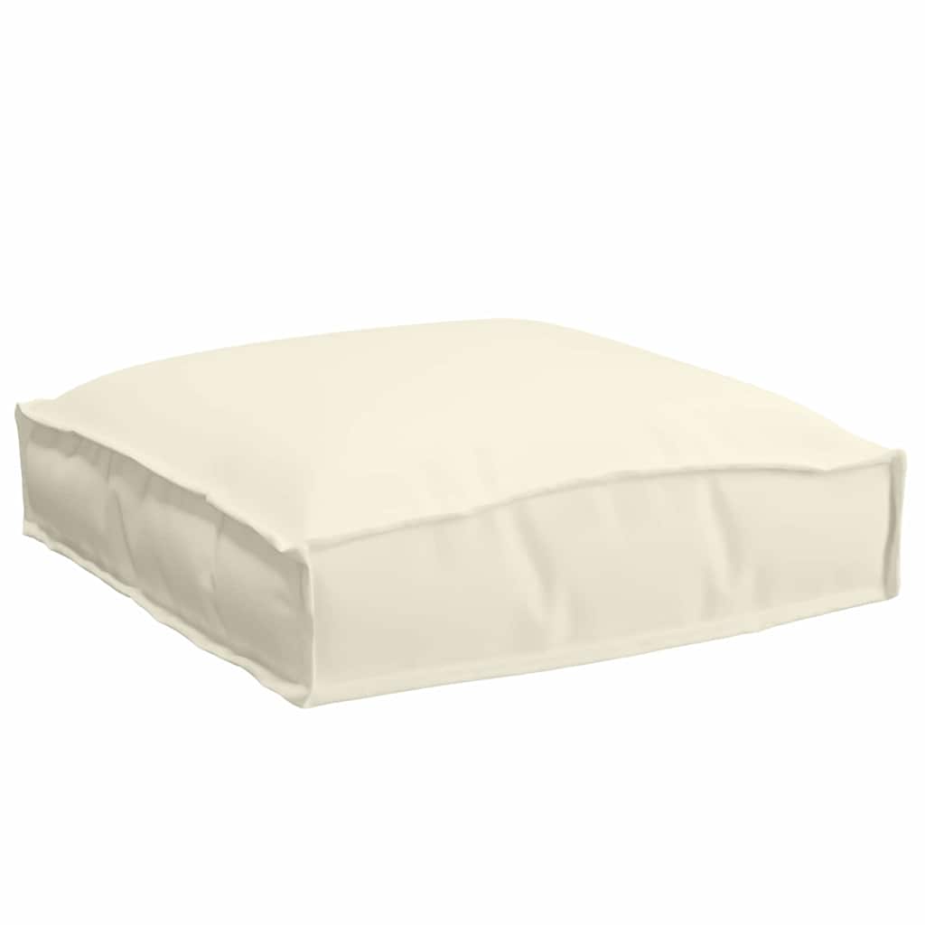Coussins 2 pcs Crème 40 x 40 x 8 cm Tissu Oxford