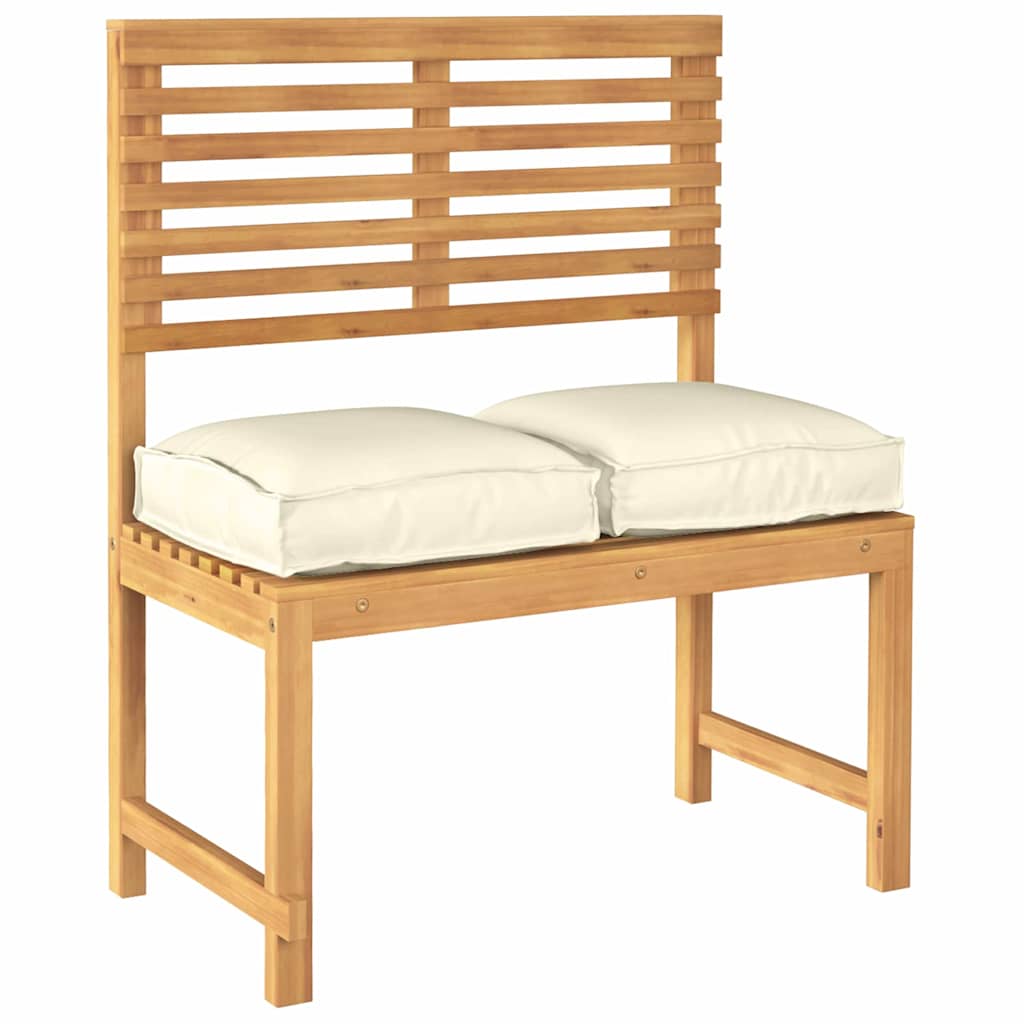Coussins 2 pcs Crème 40 x 40 x 8 cm Tissu Oxford