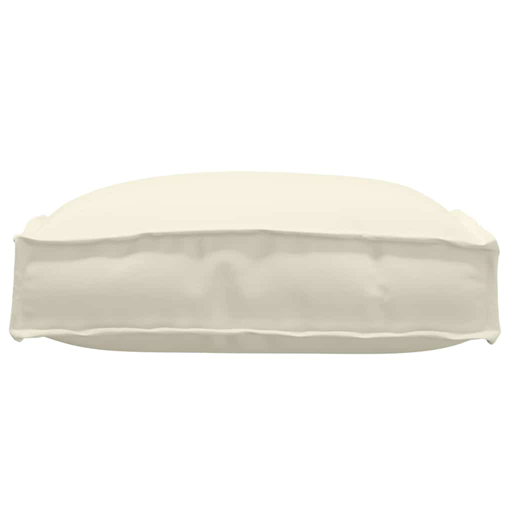 Coussins 2 pcs Crème 40 x 40 x 8 cm Tissu Oxford