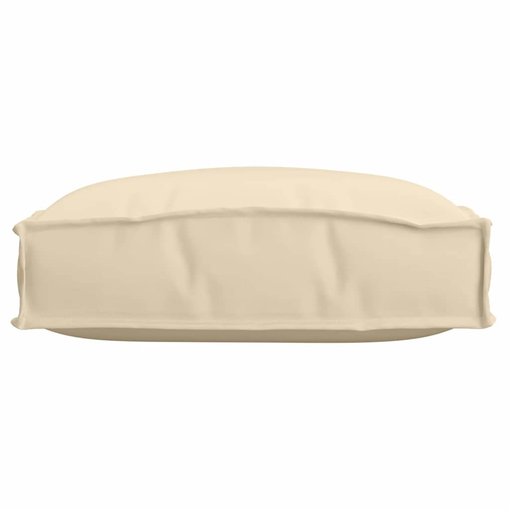 Coussin 2 pcs Beige 40 x 40 x 8 cm Tissu Oxford