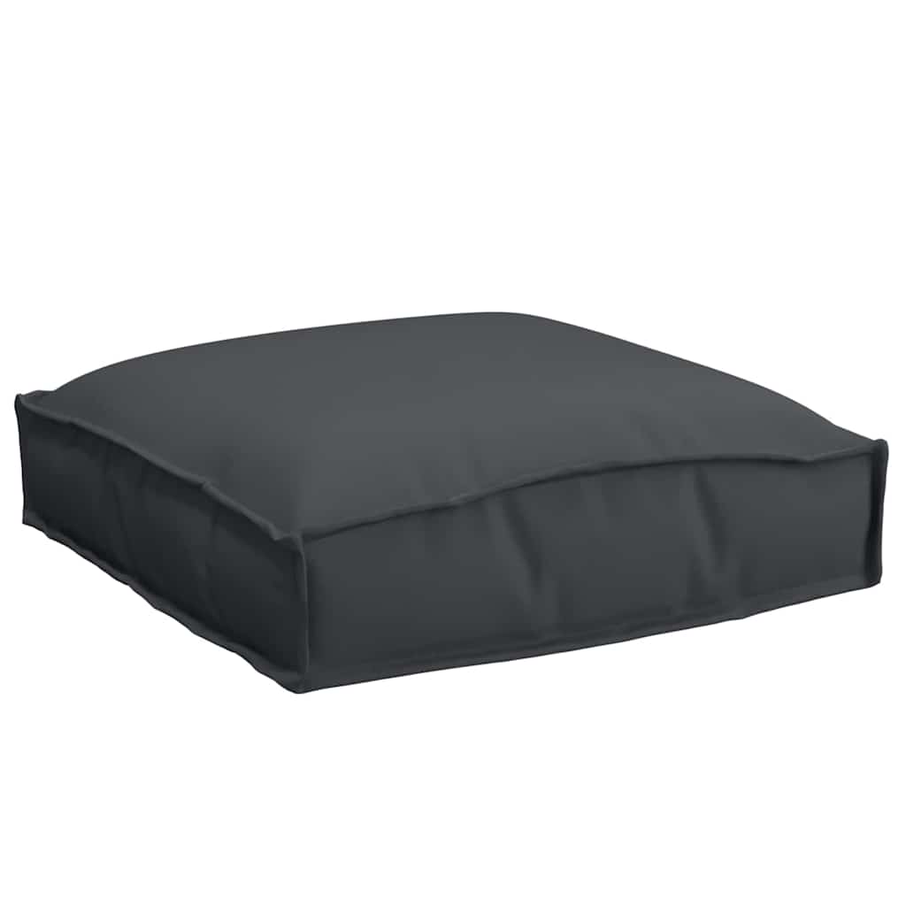 Coussins pour palettes pour un siège confortable 2 pcs Noir 40 x 40 x 8 cm