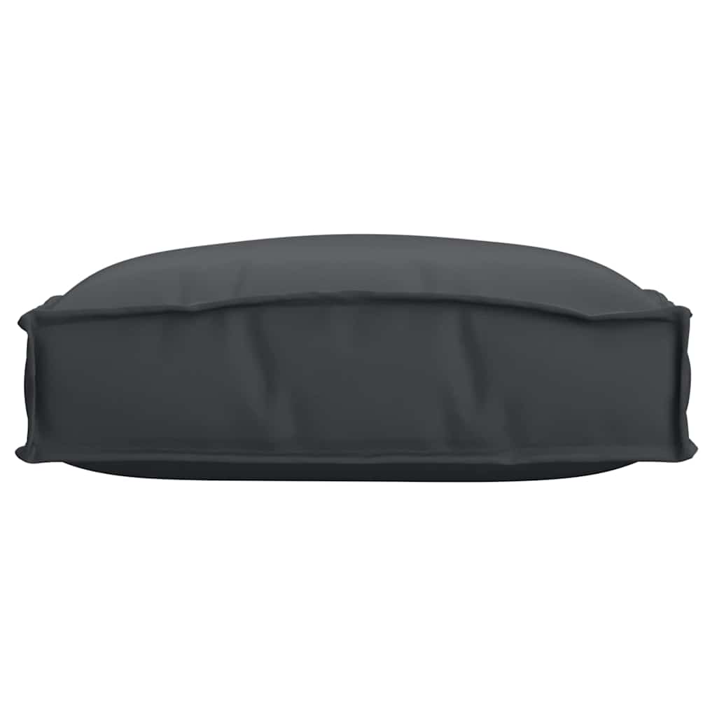 Coussins pour palettes pour un siège confortable 2 pcs Noir 40 x 40 x 8 cm