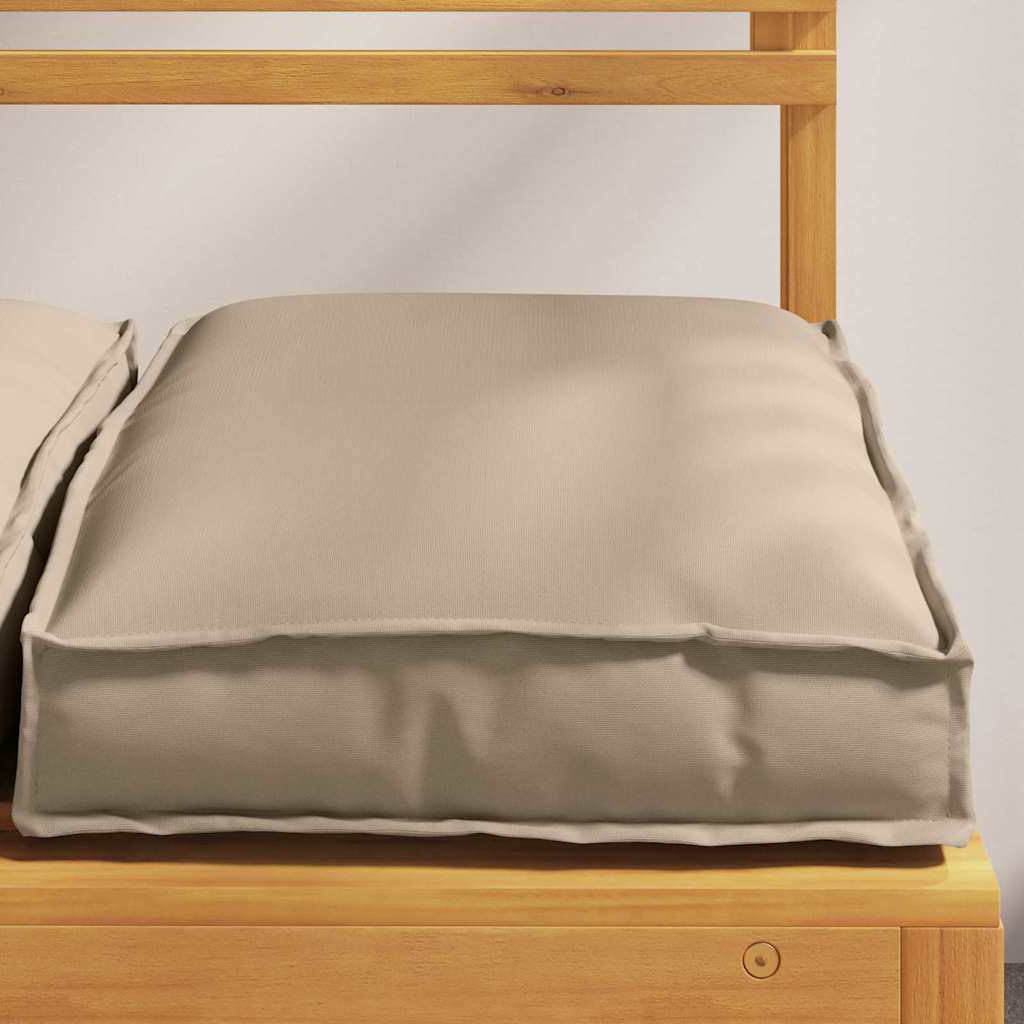 Palettkissen für geeigneten Sitz 2 pcs Taupe 40 x 40 x 8 cm