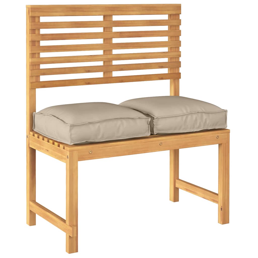 Palettkissen für geeigneten Sitz 2 pcs Taupe 40 x 40 x 8 cm