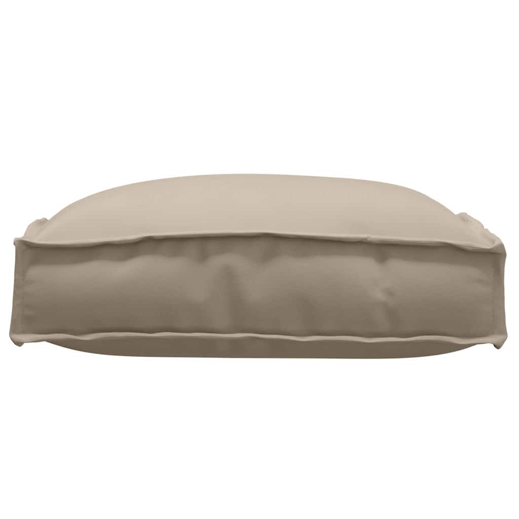 Palettkissen für geeigneten Sitz 2 pcs Taupe 40 x 40 x 8 cm