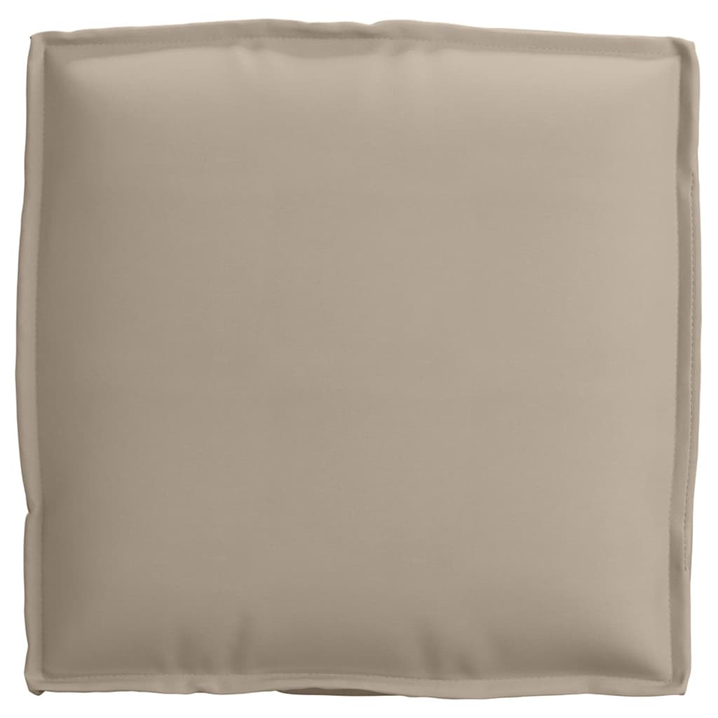Palettkissen für geeigneten Sitz 2 pcs Taupe 40 x 40 x 8 cm
