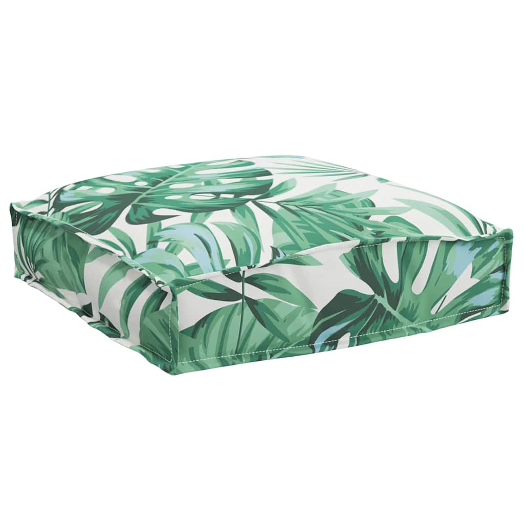Coussin feuille 2 pcs motif feuille 40 x 40 x 8 cm tissu Oxford