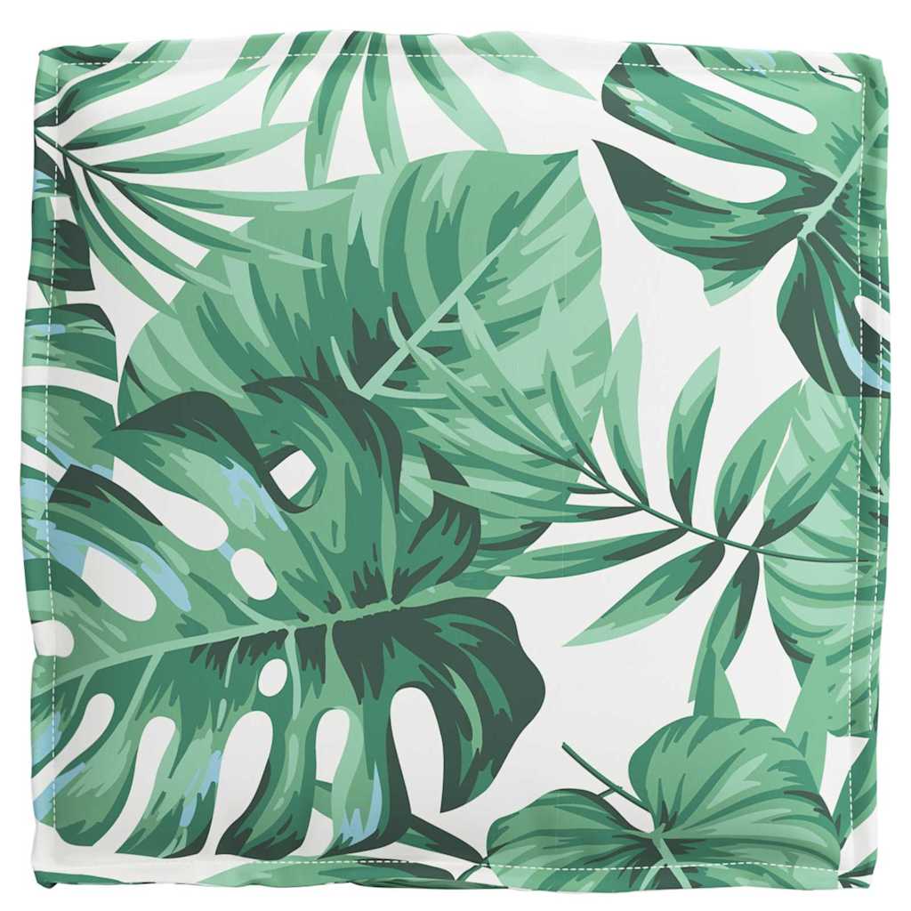 Coussin feuille 2 pcs motif feuille 40 x 40 x 8 cm tissu Oxford
