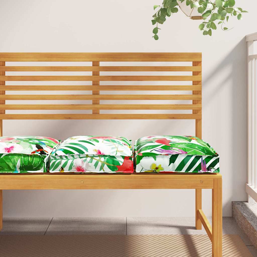 Cushion Floral 2 pcs Multicolored 40 x 40 x 8 cm Oxford Fabric