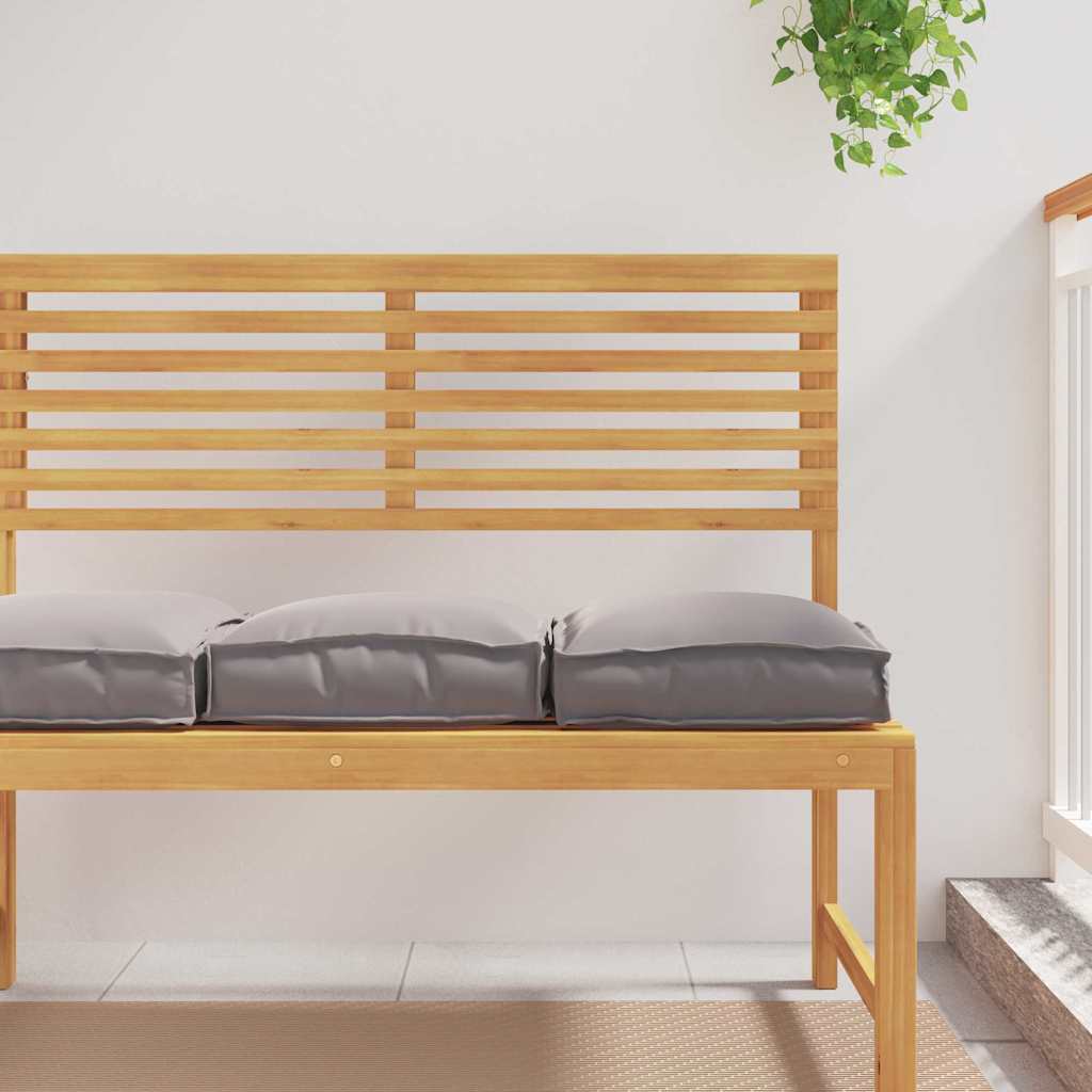 Coussins 4 pcs Gris 40 x 40 x 8 cm Tissu Oxford