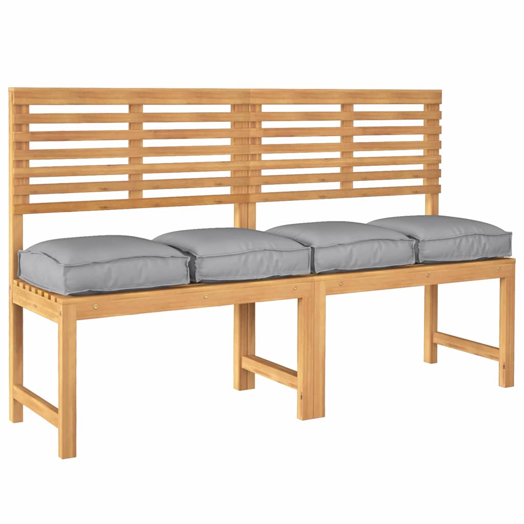 Coussins 4 pcs Gris 40 x 40 x 8 cm Tissu Oxford