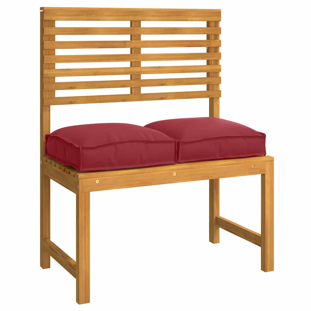 Kissen 4 pcs Weinrot 40 x 40 x 8 cm Oxford-Stoff