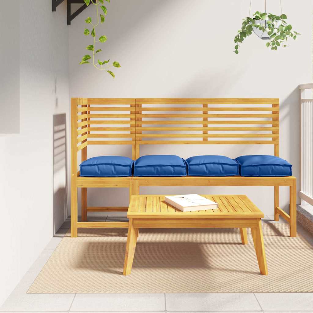 Cushions 4 pcs Royal Blue 40 x 40 x 8 cm Oxford Fabric