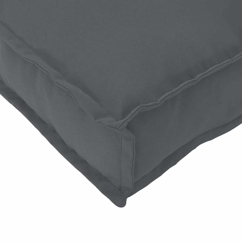 Cushions 6 pcs Anthracite 40 x 40 x 8 cm Oxford Fabric