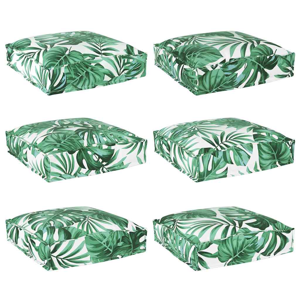 Cushion 6-piece sheet pattern 40 x 40 x 8 cm Oxford fabric