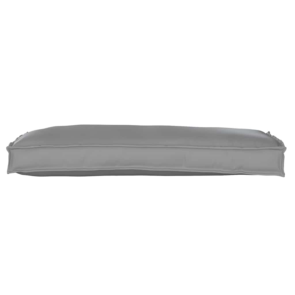 Coussin de palette pour banc Gris 100 x 40 x 8 cm Tissu Oxford