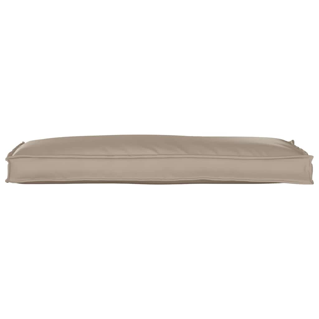 Coussin de palette pour banc taupe 110 x 40 x 8 cm tissu Oxford