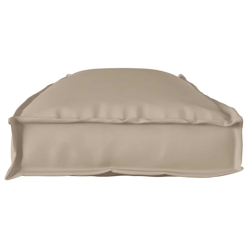 Coussin de palette pour banc taupe 110 x 40 x 8 cm tissu Oxford