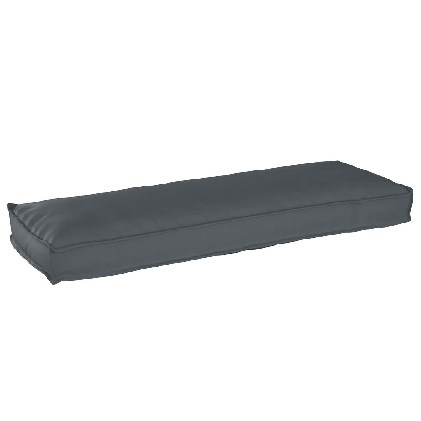 Coussin anthracite 120 x 40 x 8 cm tissu Oxford