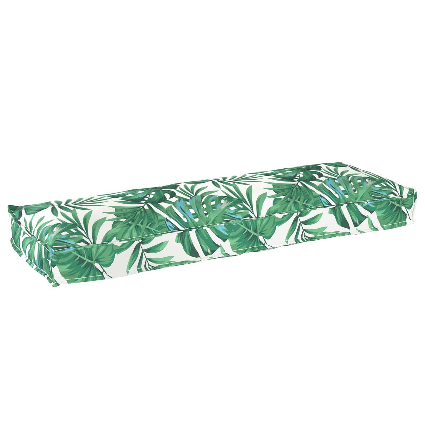 Coussin motif feuille 120 x 40 x 8 cm tissu Oxford