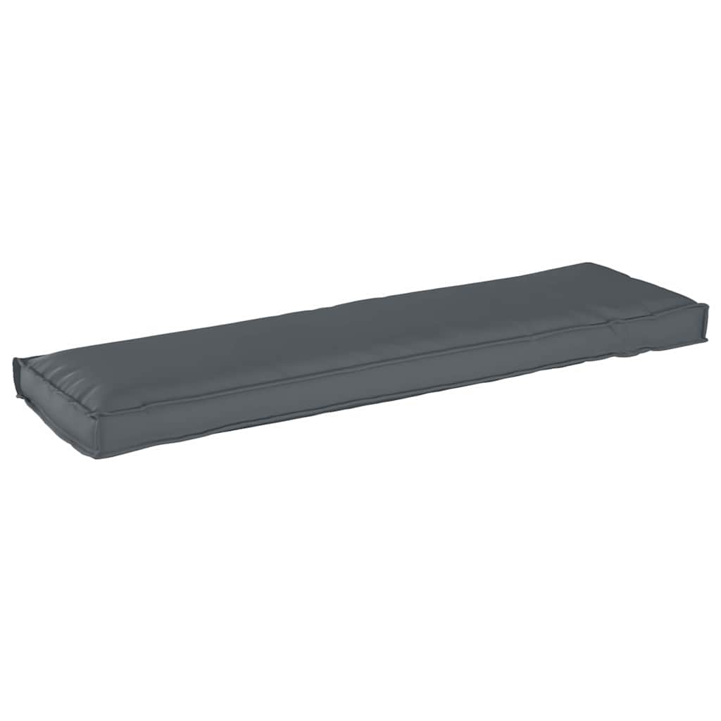 Palettenkissen für Bank Anthrazit 140 x 40 x 8 cm Oxford Stoff