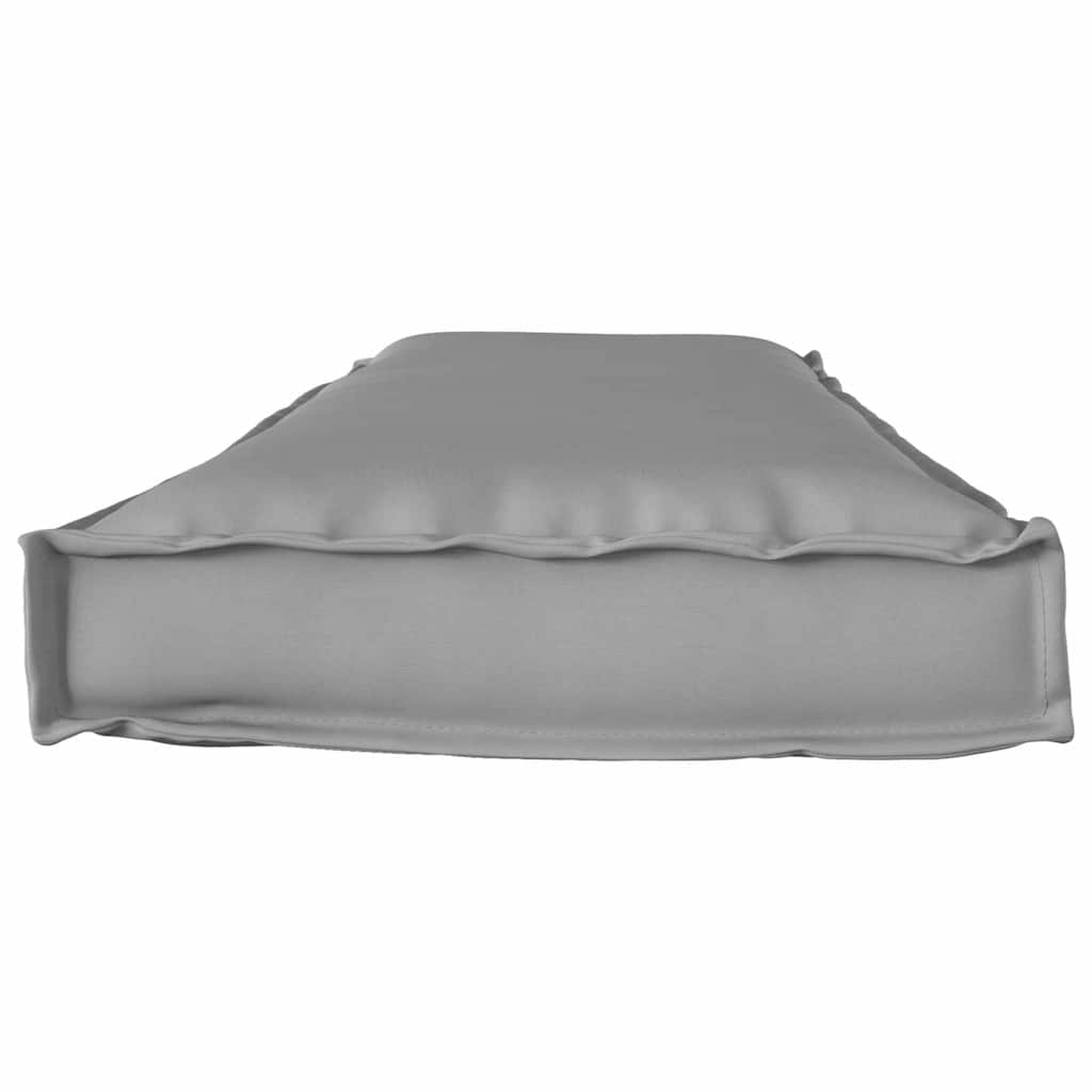 Coussin de palette pour banc Gris 140 x 40 x 8 cm Tissu Oxford