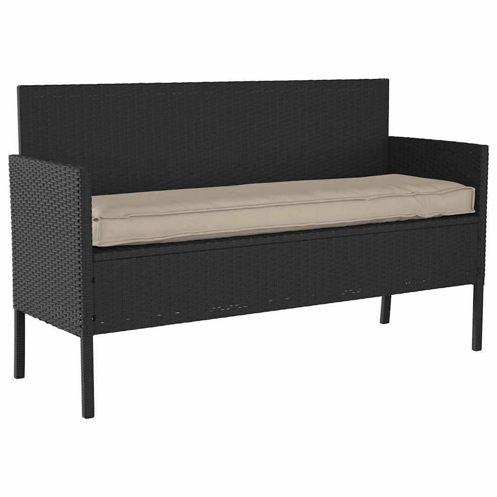Coussin de palette pour banc Taupe 140 x 40 x 8 cm tissu Oxford
