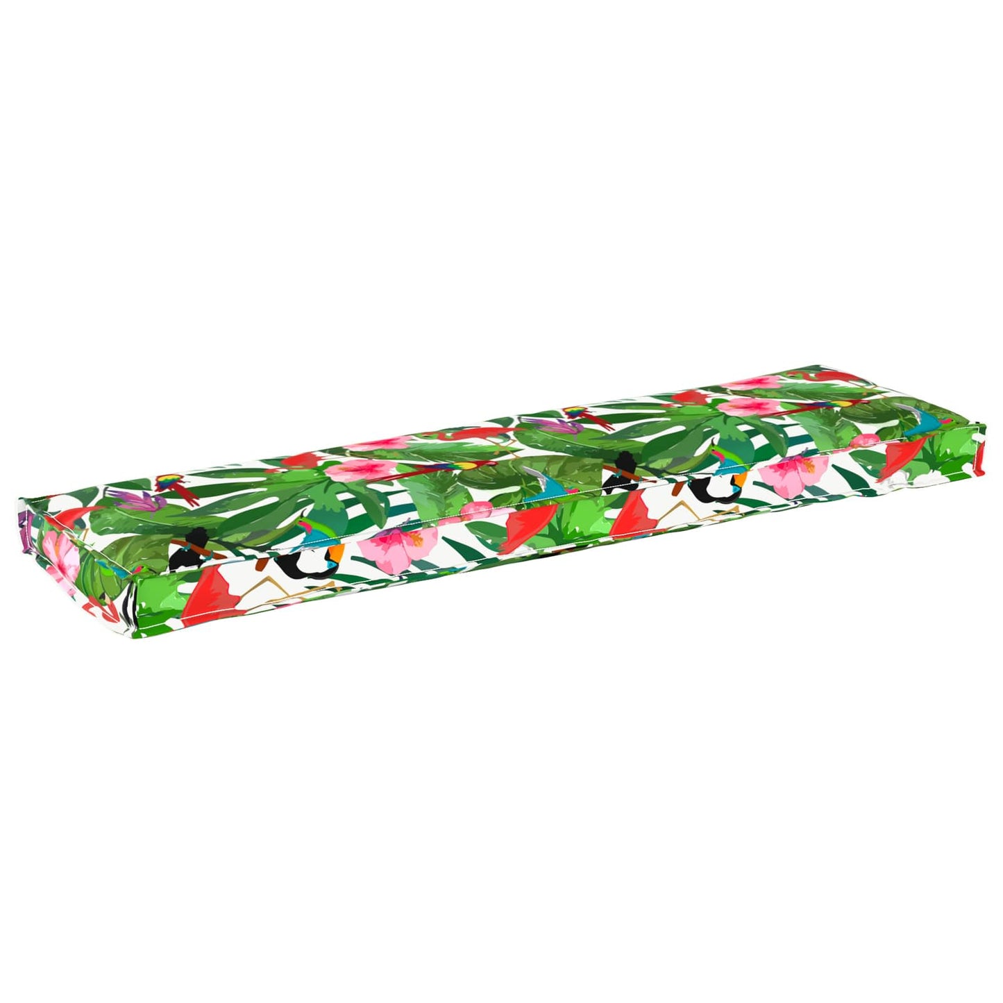 Cushion Floral Multicolour 140 x 40 x 8 cm Oxford Fabric