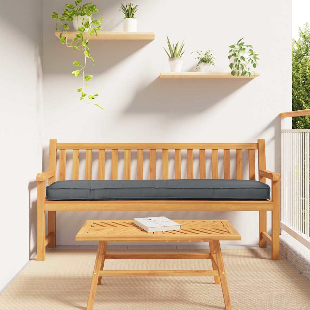 Pallet Cushion Anthracite 180 x 40 x 8 cm Oxford Fabric