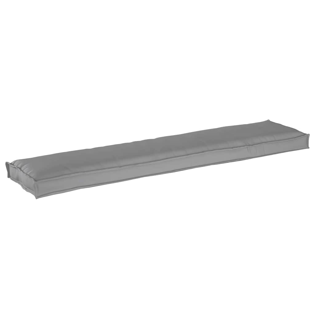Grey Pallet Cushion 180 x 40 x 8 cm Oxford Fabric