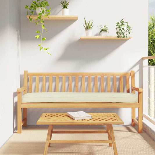 Palettenkissen Creme 180 x 40 x 8 cm Oxford-Stoff