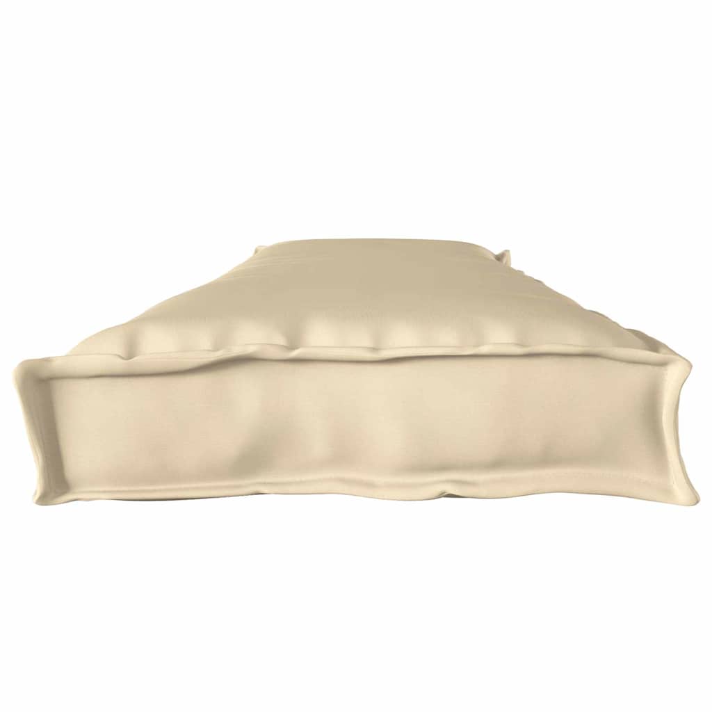 Palettenkissen Beige 180 x 40 x 8 cm Oxford-Stoff