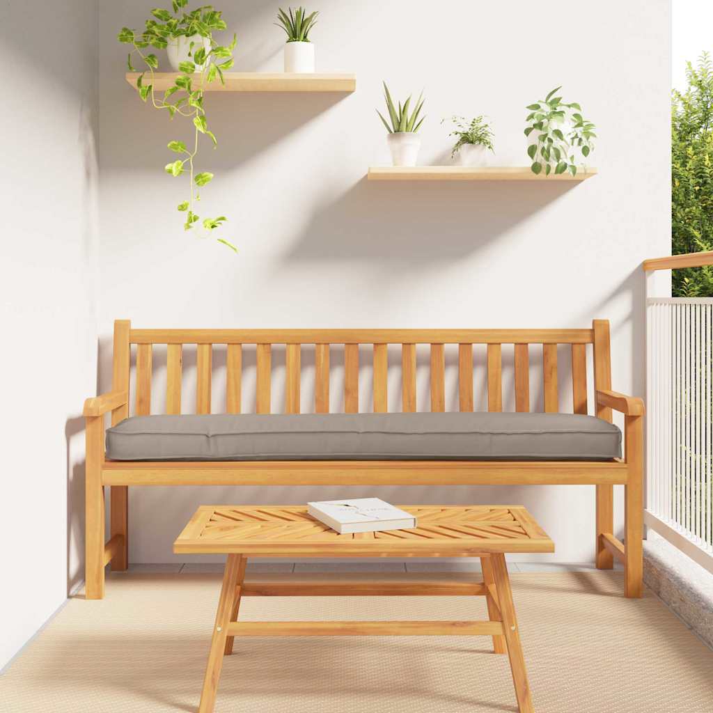Coussin de palette taupe 180 x 40 x 8 cm tissu Oxford