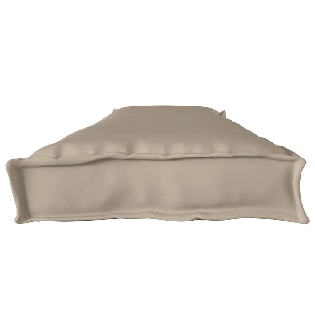 Coussin de palette taupe 180 x 40 x 8 cm tissu Oxford