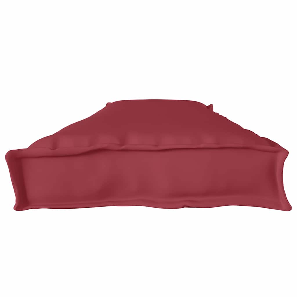 Palettenkissen Weinrot 180 x 40 x 8 cm Oxford-Stoff