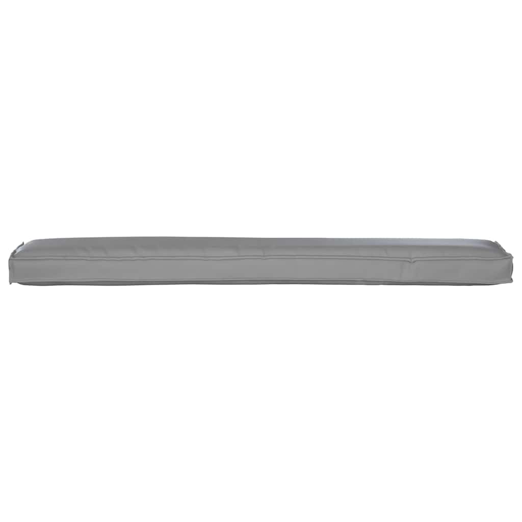Palettenkissen Grau 200 x 40 x 8 cm Oxford-Stoff