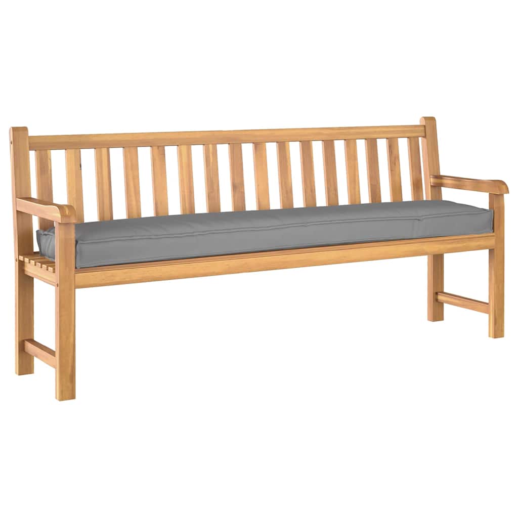 Palettenkissen Grau 200 x 40 x 8 cm Oxford-Stoff