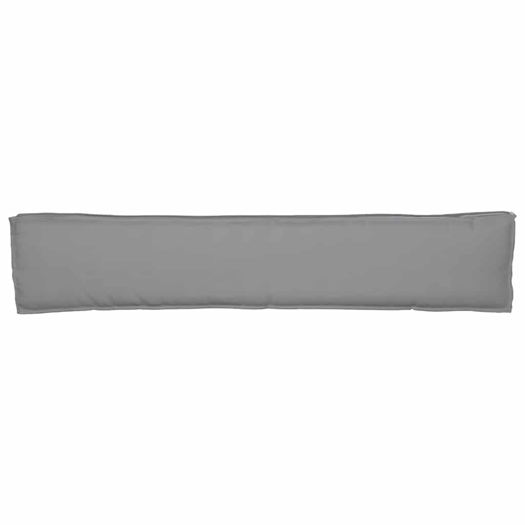 Palettenkissen Grau 200 x 40 x 8 cm Oxford-Stoff