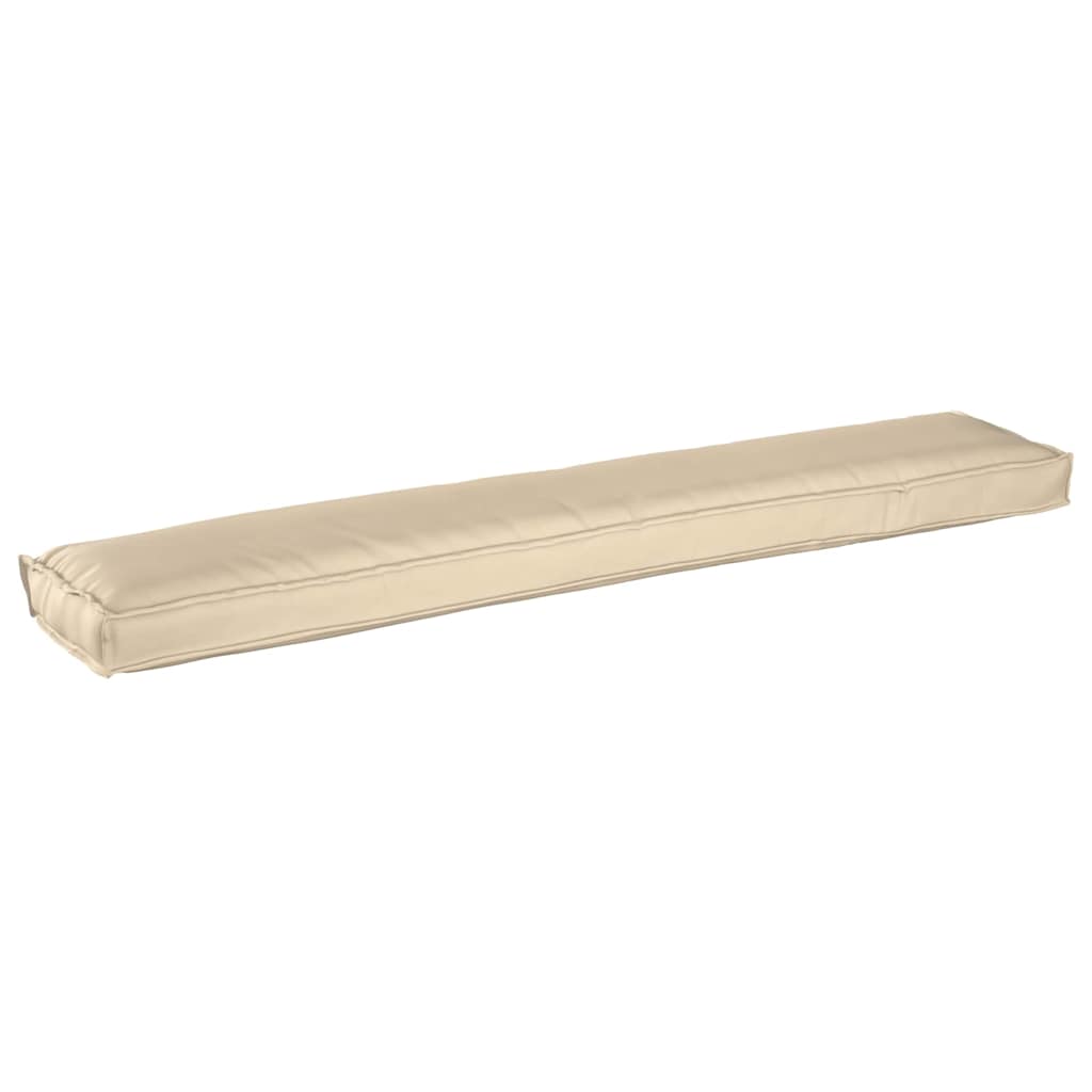 Beige Pallet Cushion 200 x 40 x 8 cm Oxford Fabric