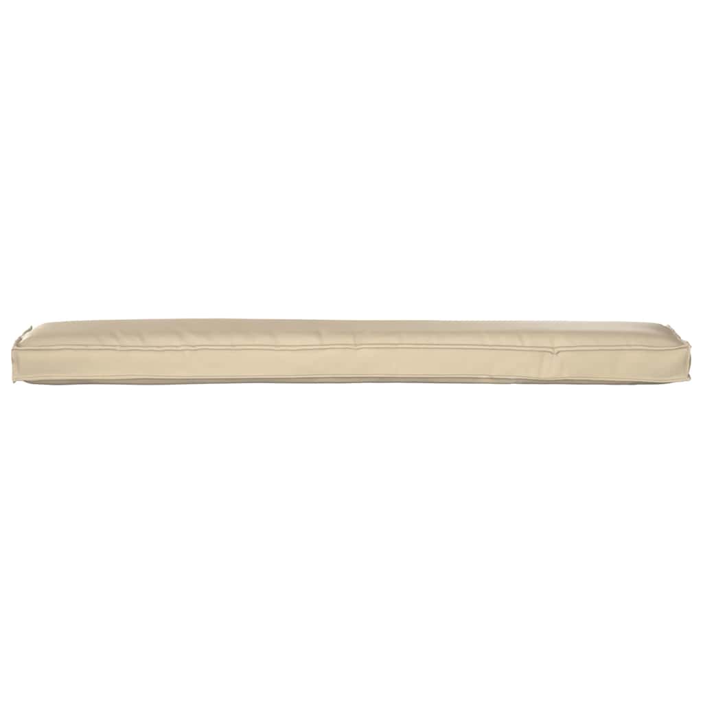 Beige Pallet Cushion 200 x 40 x 8 cm Oxford Fabric
