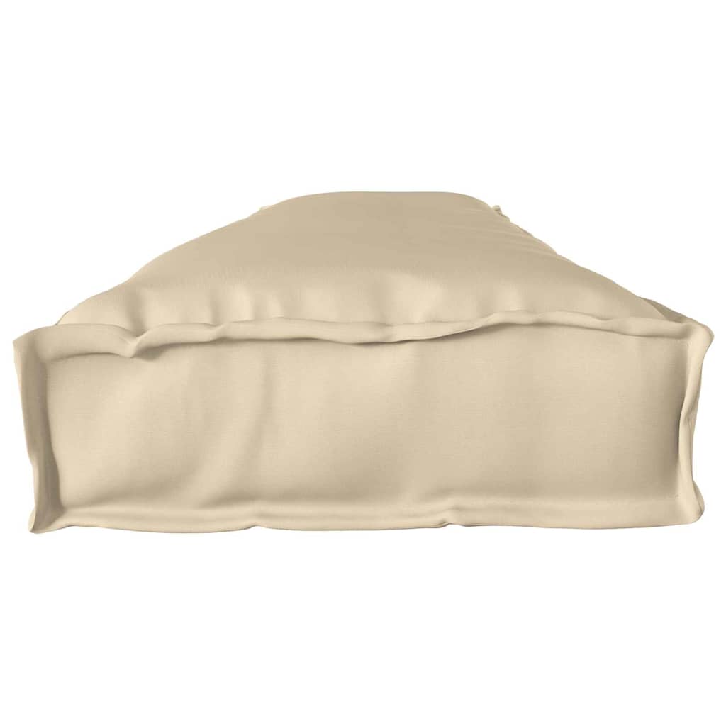 Beige Pallet Cushion 200 x 40 x 8 cm Oxford Fabric