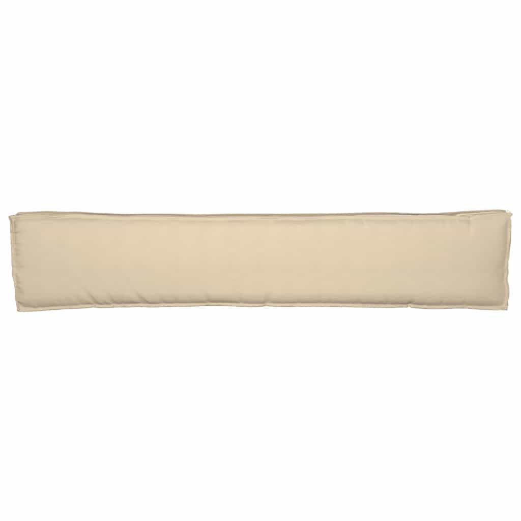 Beige Pallet Cushion 200 x 40 x 8 cm Oxford Fabric