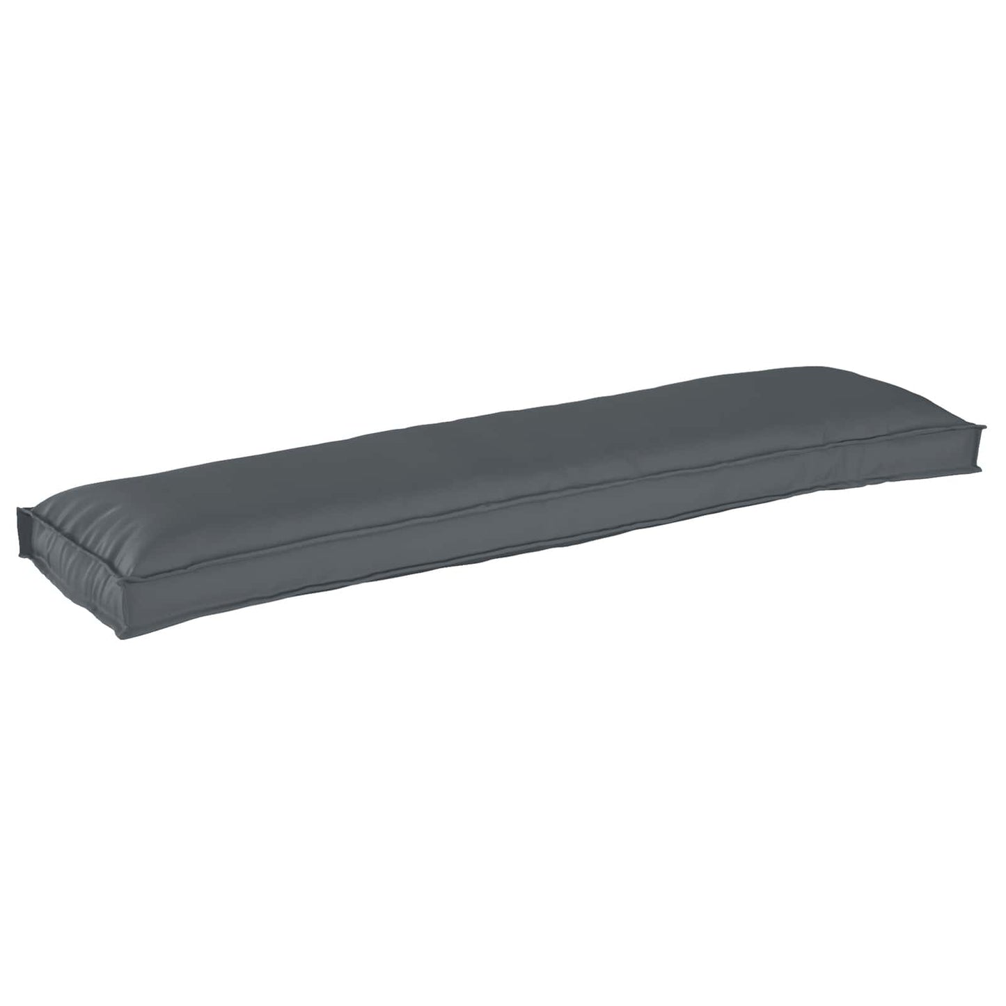 Lot de 2 coussins de palette anthracite 150 x 40 x 8 cm Tissu Oxford