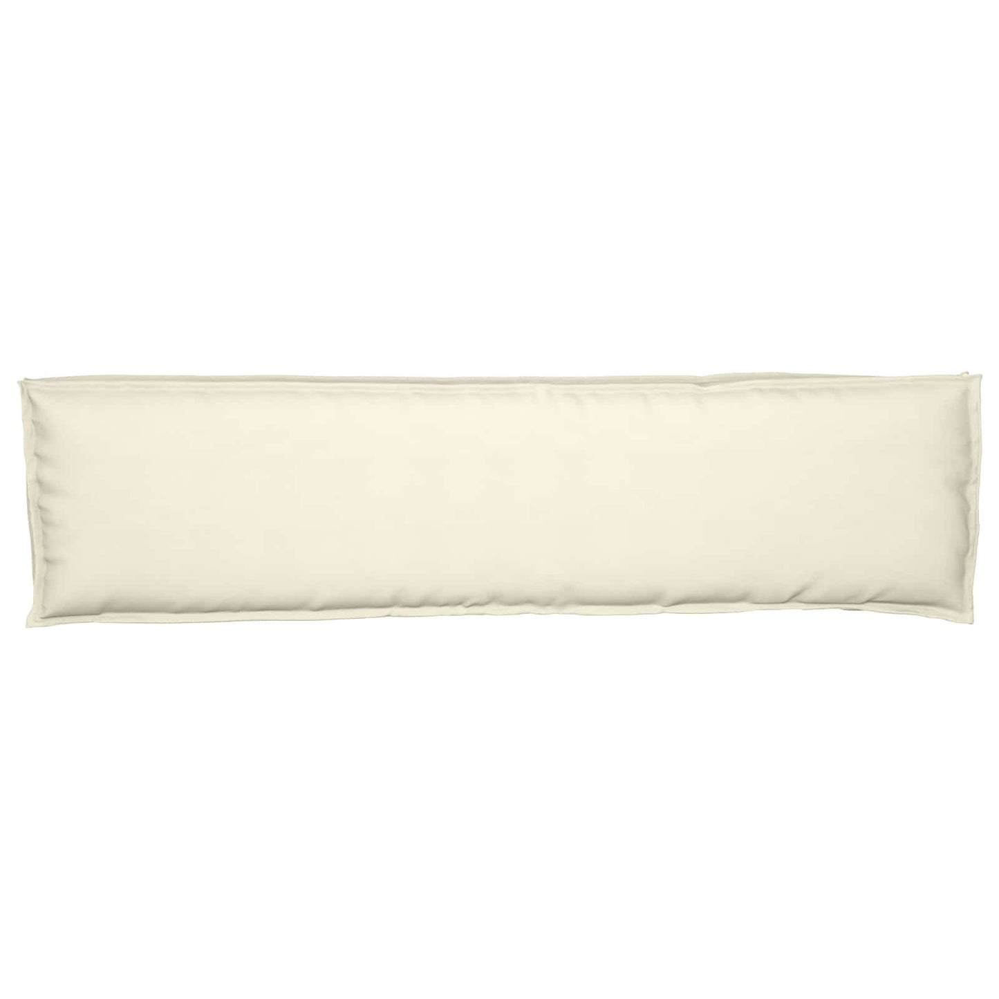 Lot de 2 coussins de palette Crème 150 x 40 x 8 cm Tissu Oxford