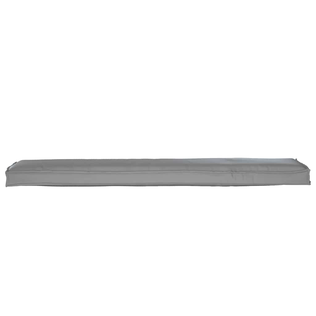 Pallet Cushion Set 2 pcs Grey 180 x 40 x 8 cm Oxford Fabric