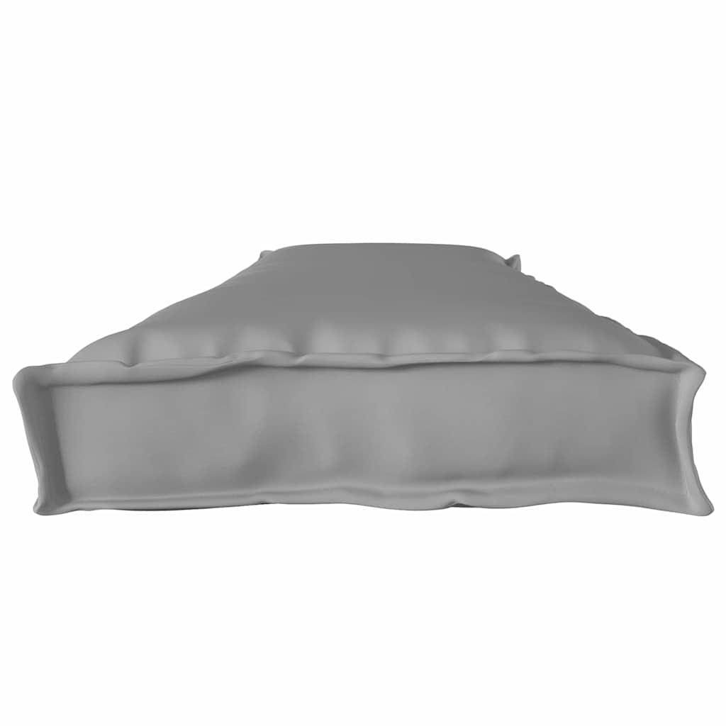 Pallet Cushion Set 2 pcs Grey 180 x 40 x 8 cm Oxford Fabric