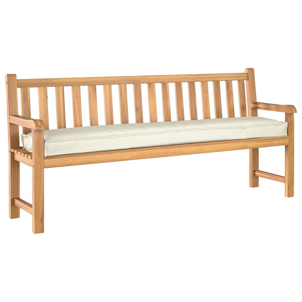 Ensemble de coussins de palette 2 pièces Crème 180 x 40 x 8 cm 100% Polyester