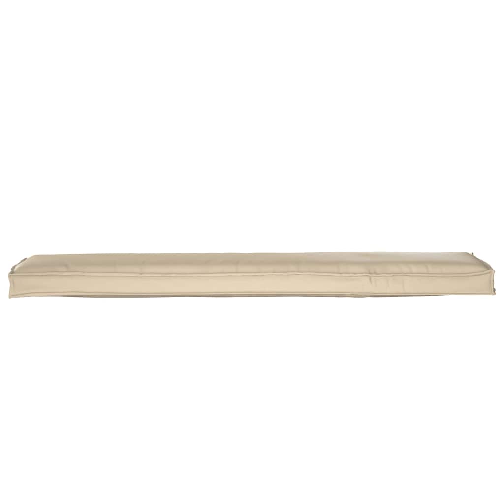 Lot de 2 coussins de palette Beige 180 x 40 x 8 cm 100% Polyester